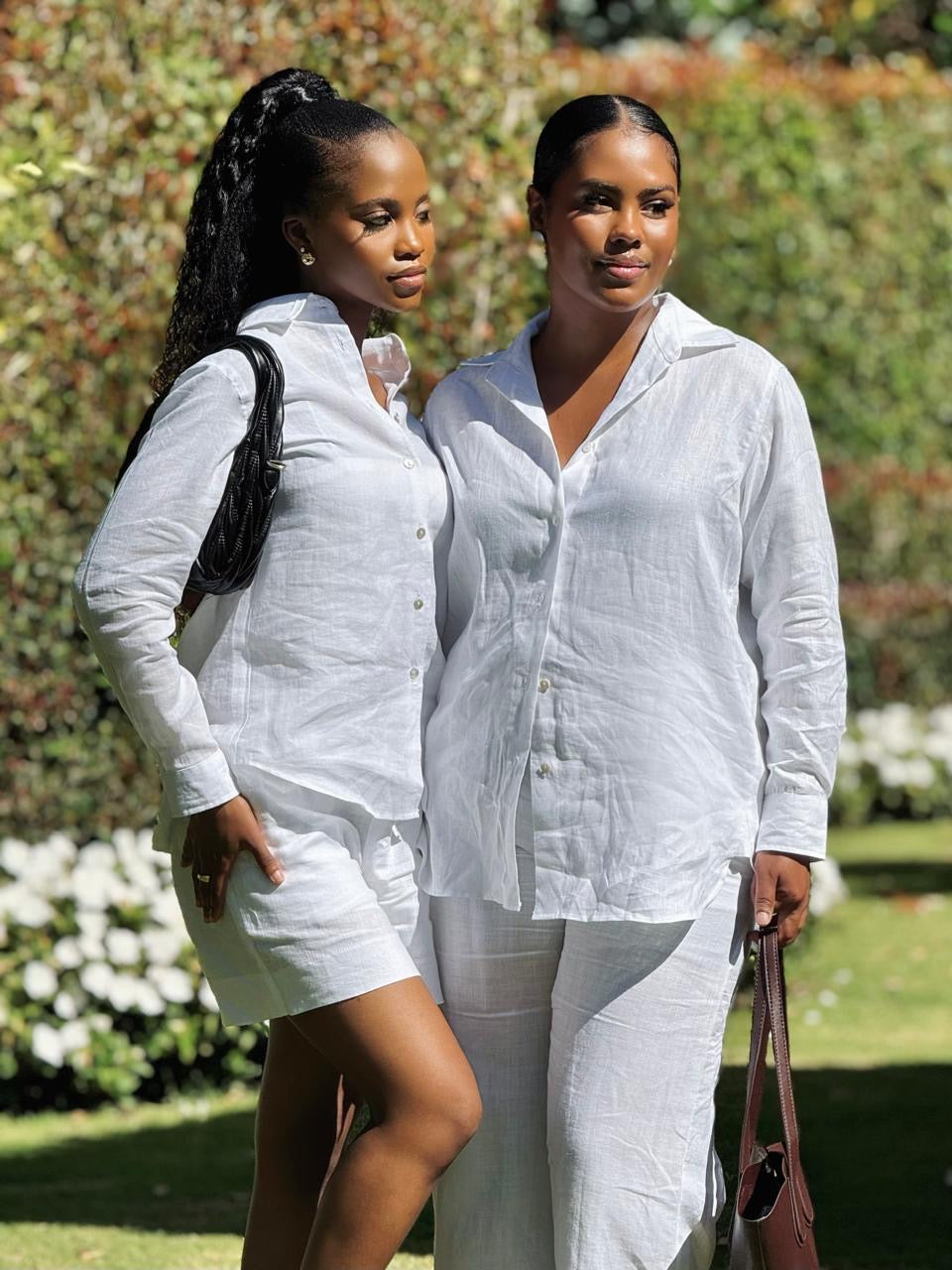 LINEN SHORTS