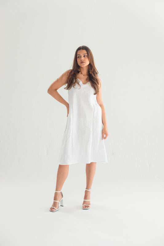 THE SICILY DRESS - WHITE