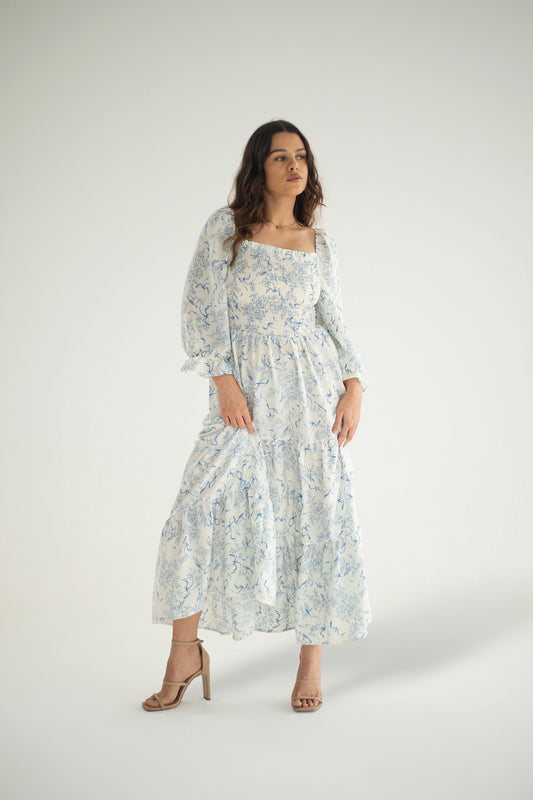 THE MADISON DRESS - ROMANTICA PRINT