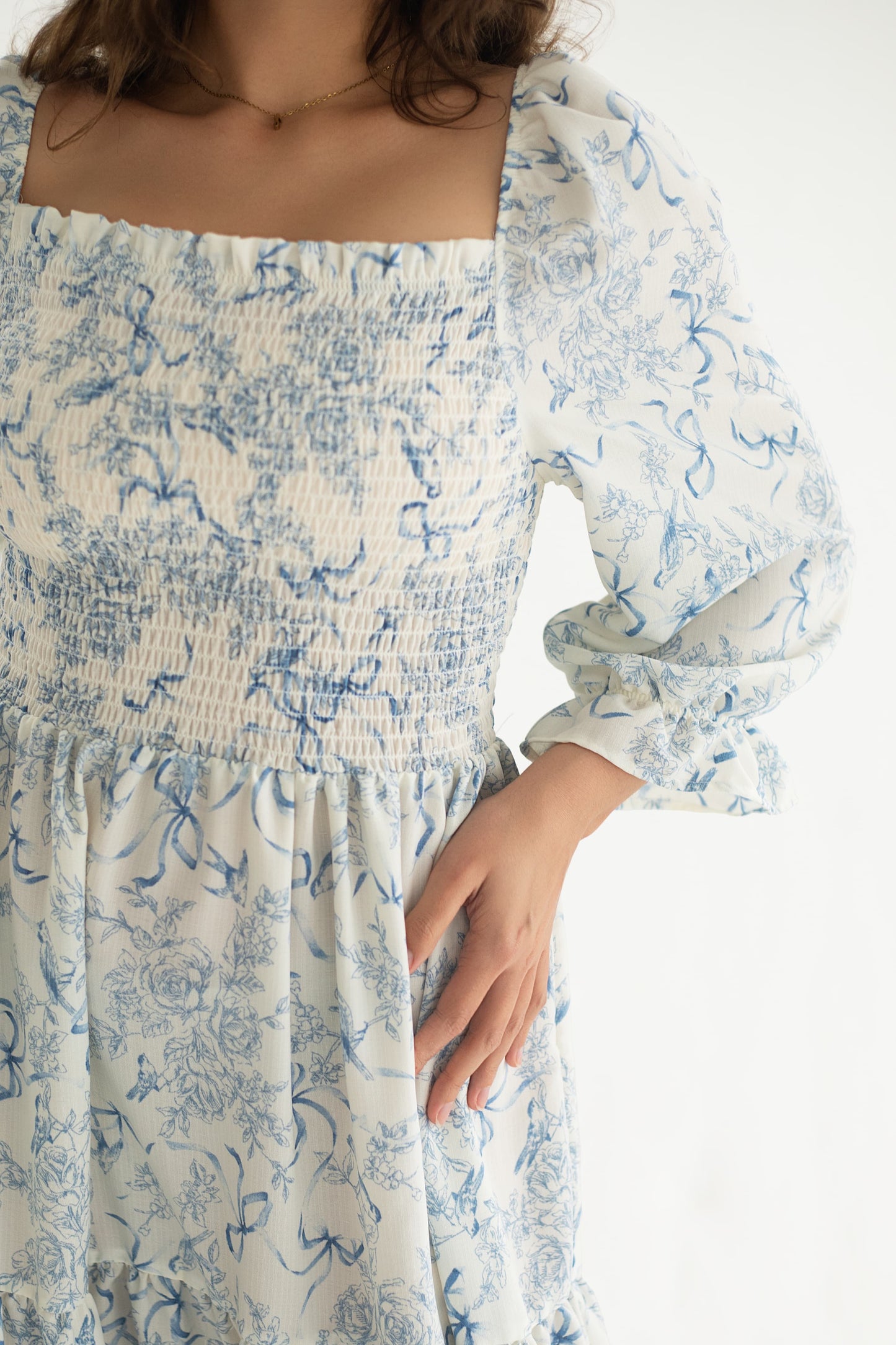 THE MADISON DRESS - ROMANTICA PRINT