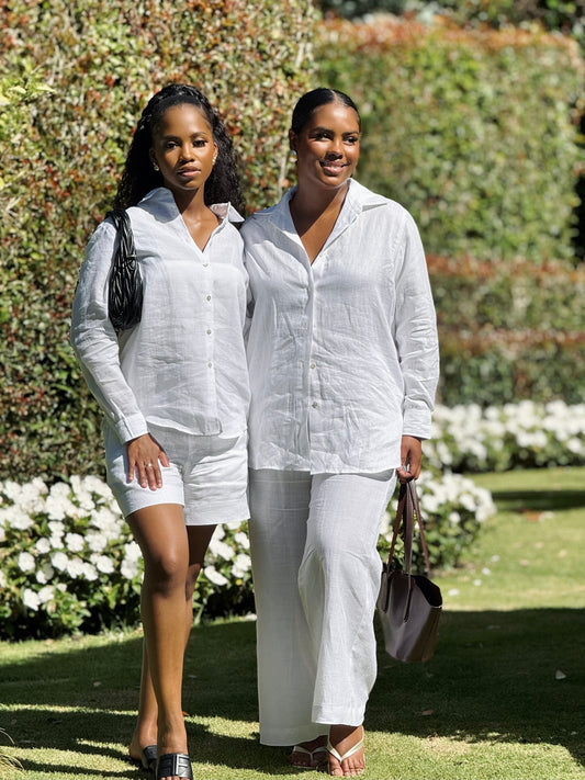 LINEN SHORTS