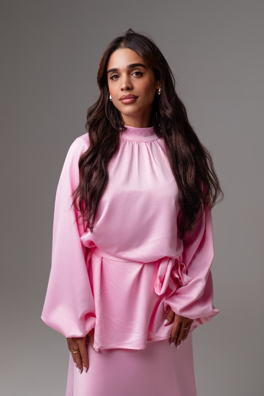 THE RIZ BLOUSE - PINK