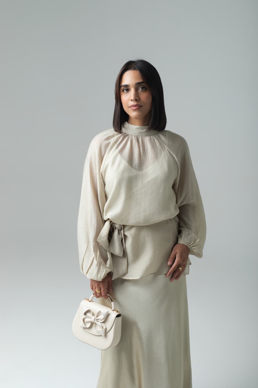 THE RIZ BLOUSE - GOLD