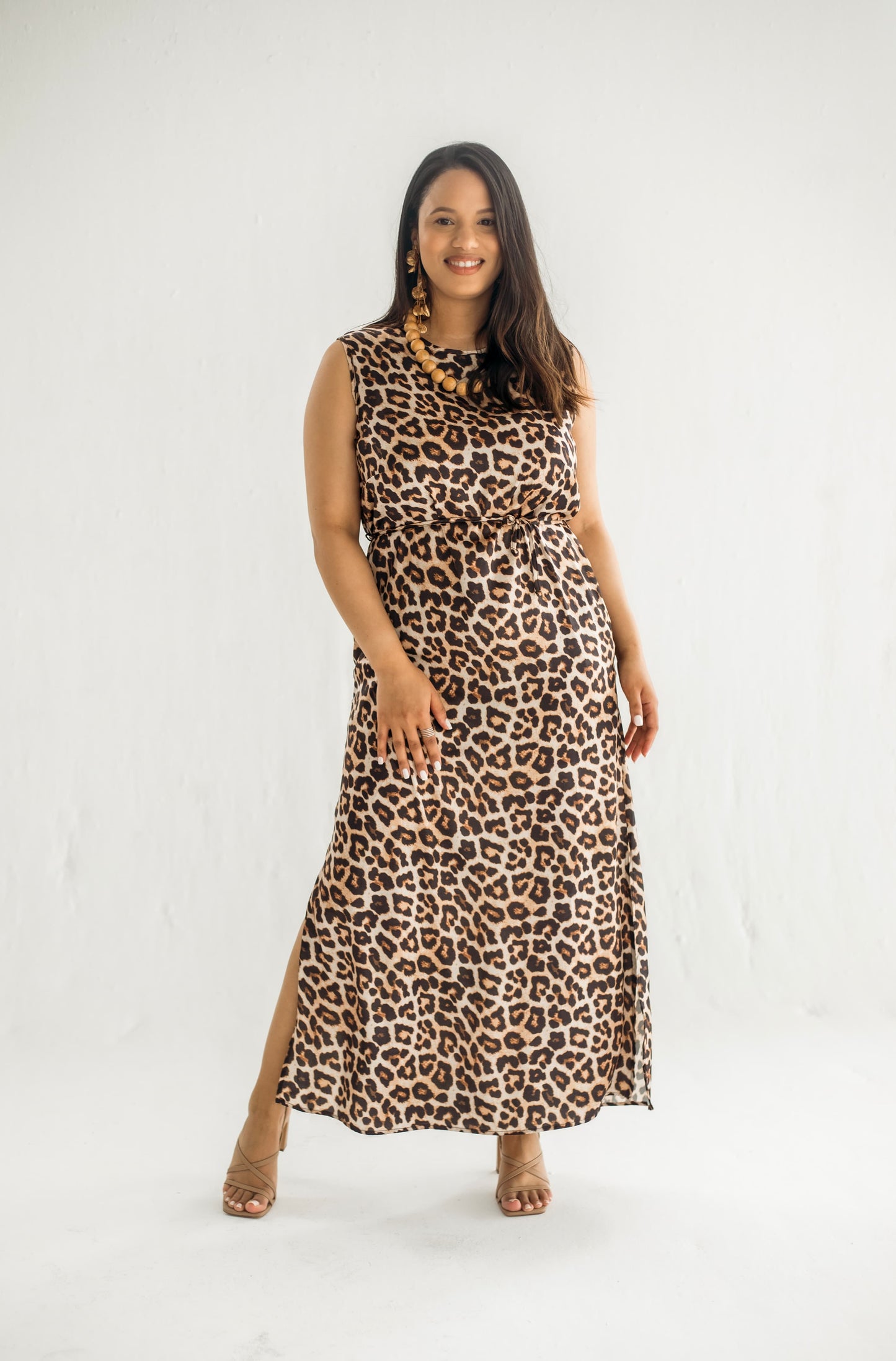 THE NIA DRESS - ANIMAL PRINT
