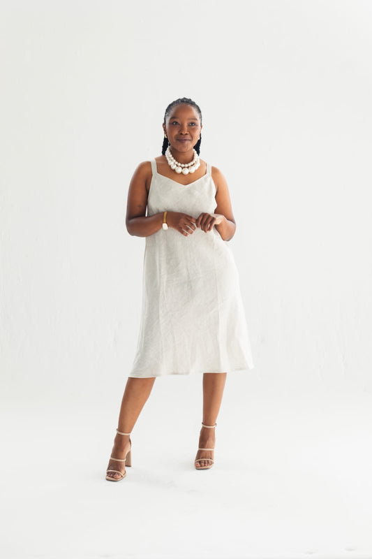 THE SICILY DRESS - STONE