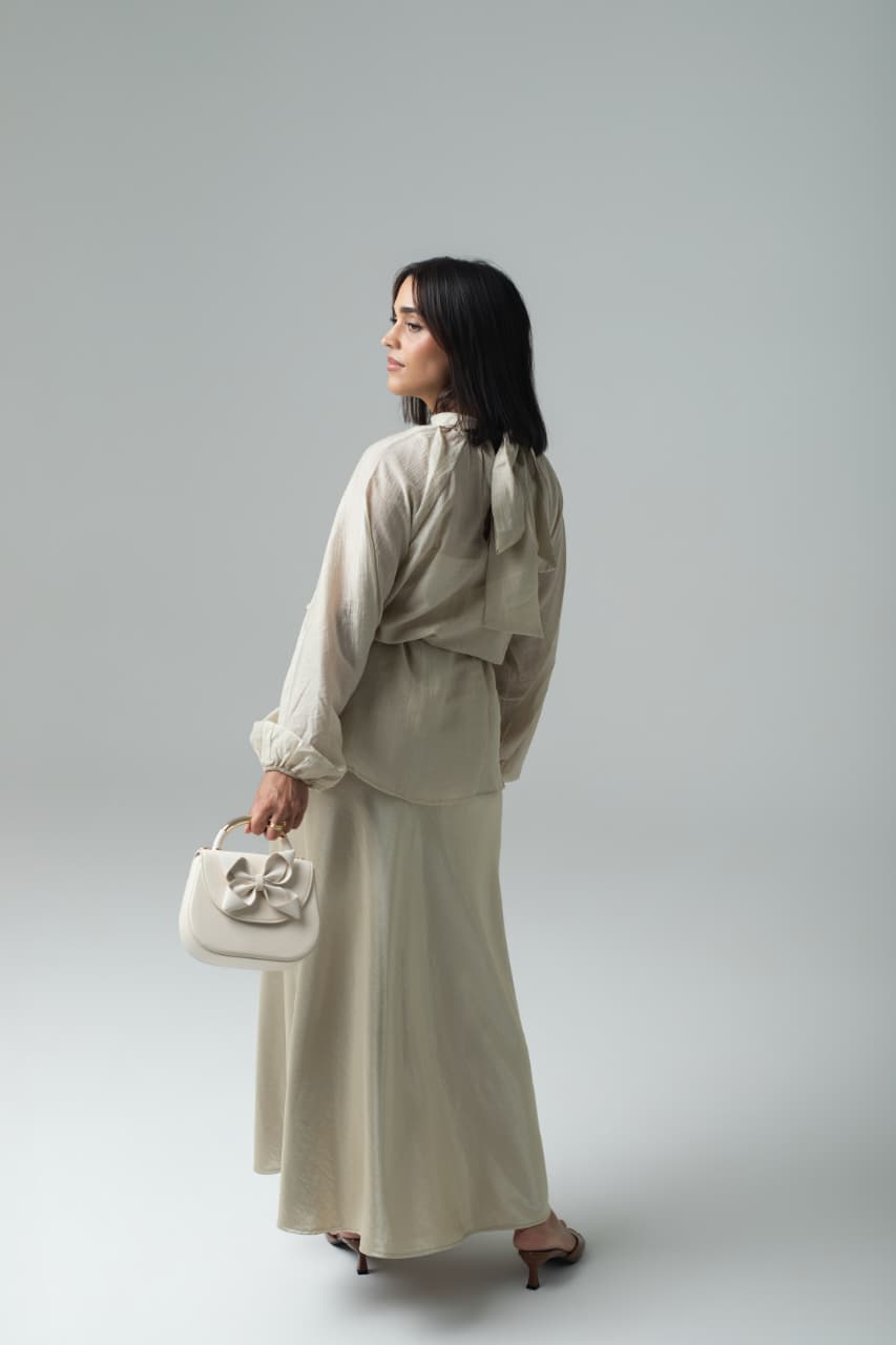 THE RIZ BLOUSE - GOLD