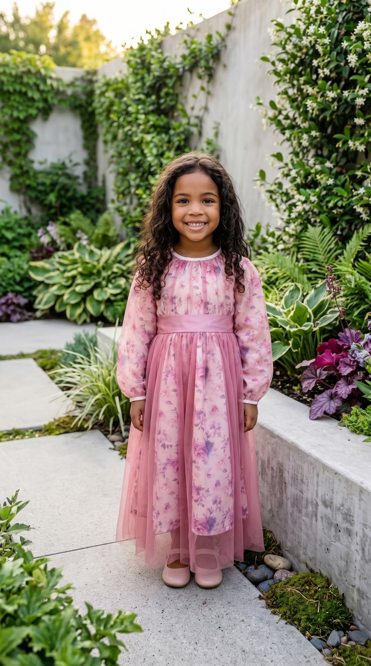 THE TALIAH DRESS - OLD ROSE FLORAL