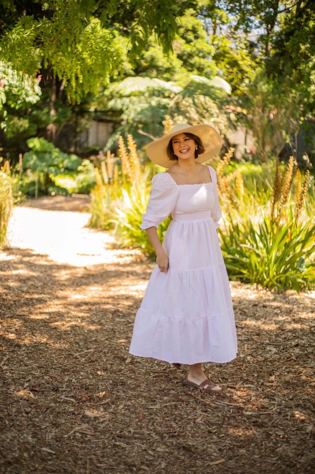 THE MADISON DRESS IN WHISPER PINK