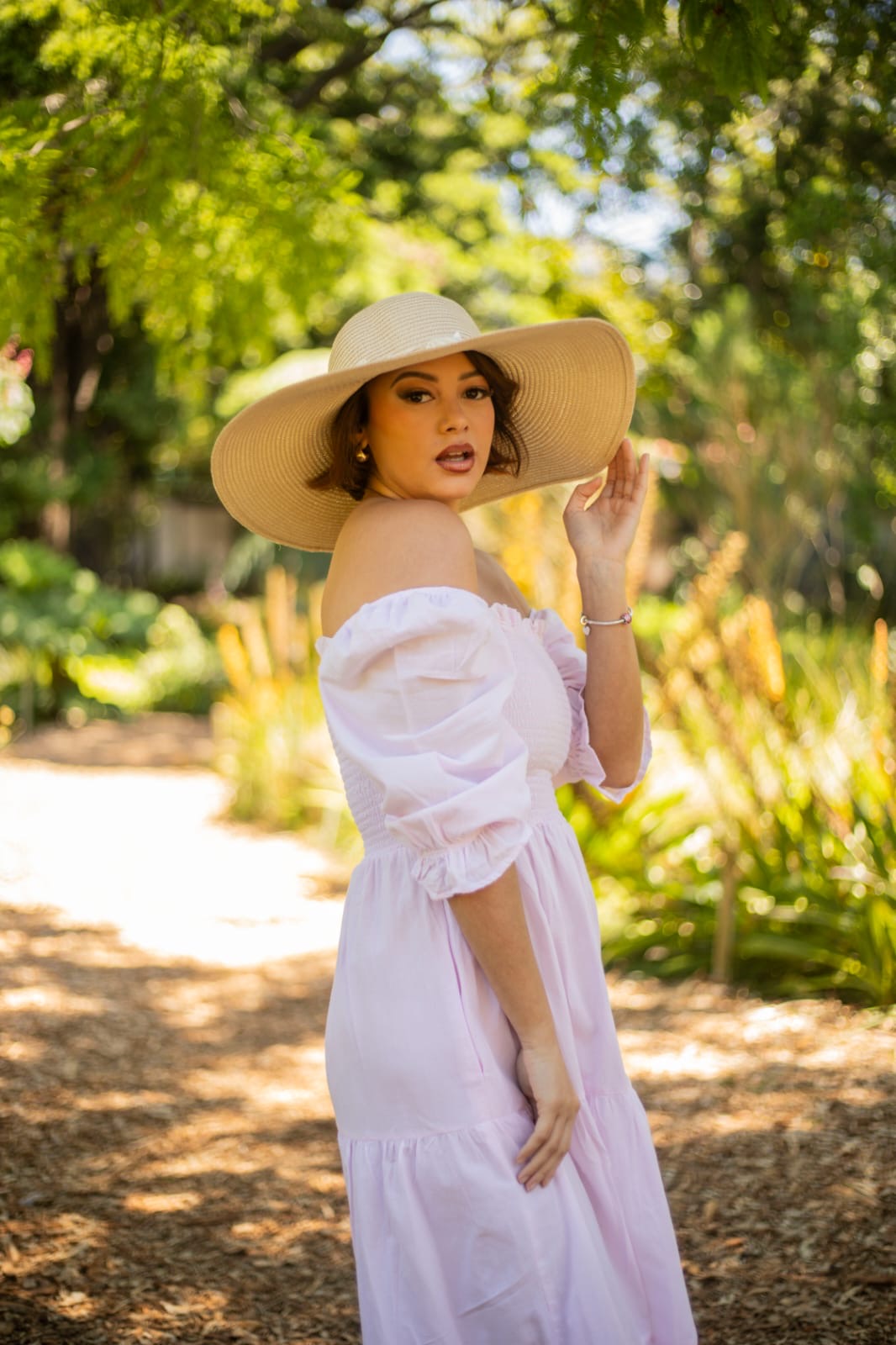 THE MADISON DRESS IN WHISPER PINK