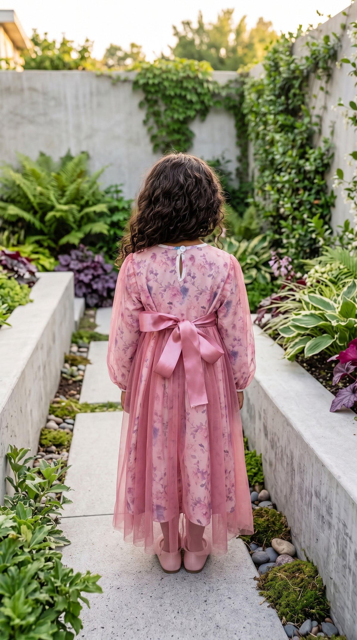 THE TALIAH DRESS - OLD ROSE FLORAL