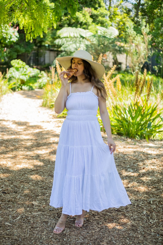 THE OLIVIA DRESS IN WHITE