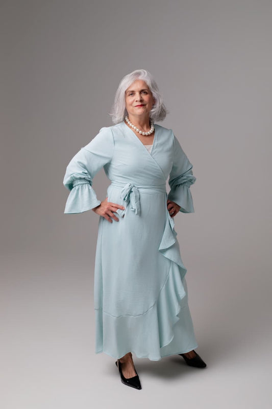 THE CLAIRE DRESS - SAGE